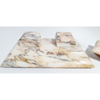 Marmeren inktstel met vloeirol